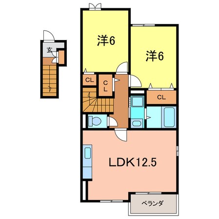 ベッラ　カーサの物件間取画像